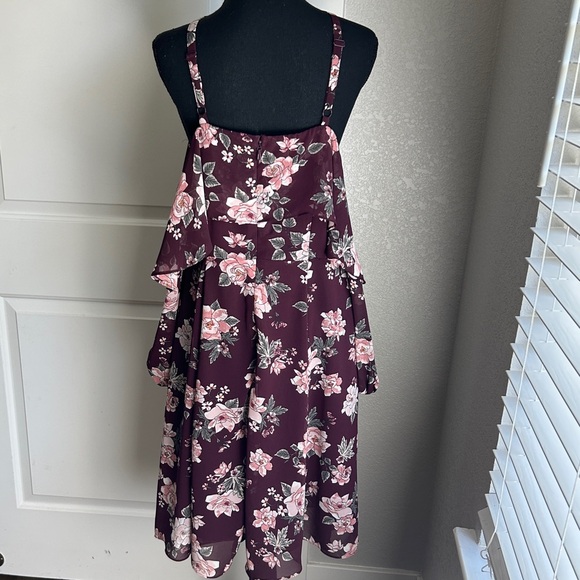 Torrid Cold Shoulder Floral Dress - Picture 4 of 6